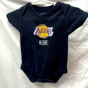 Chad & jake Los Angeles Lakers onesies baby sz 0-3 mos